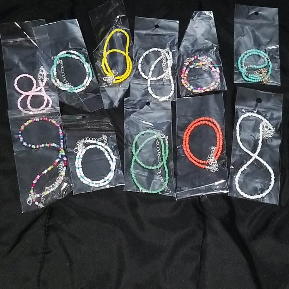Bead necklaces